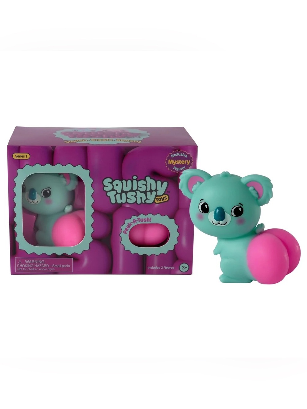 Squishy Tushy Toys Series 1 Kiki Koala Double Bubble Butt 2-Pack Mystery NIB